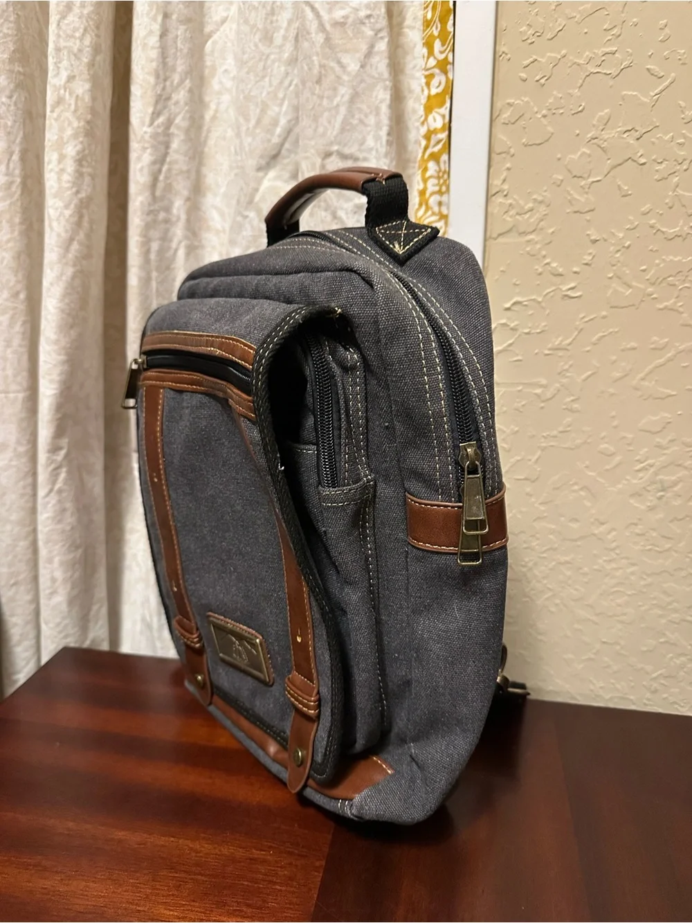 Triple Tree Canvas 3999 Black Canvas Sling 13.8